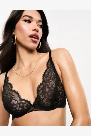 Hunkemöller Bliss leopard and lace bra in