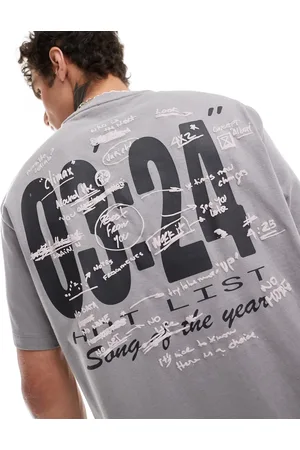 Bershka Back graphic printed t-shirt in