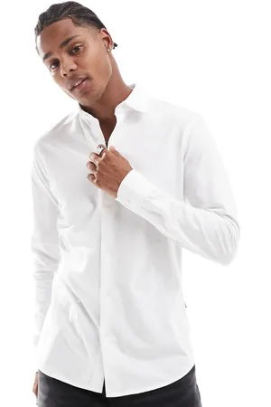 HUGO BOSS Mysoft slim fit jersey shirt in