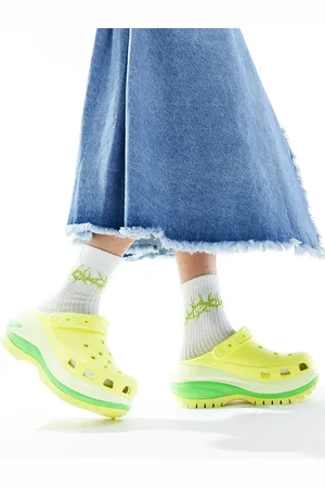 Crocs Mega Crush clogs in neon