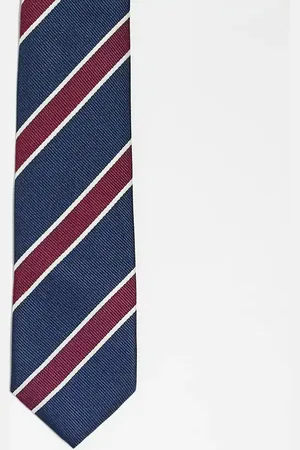 ASOS Tie with rugby stripes