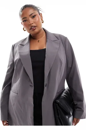 ASOS ASOS DESIGN Curve single breasted blazer in