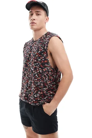 Weekday Isidor knitted vest in space dye