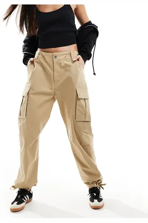 The North Face Logo cargo trousers in beige