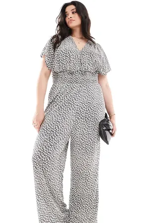 ONLY Daisy print jumpsuit in
