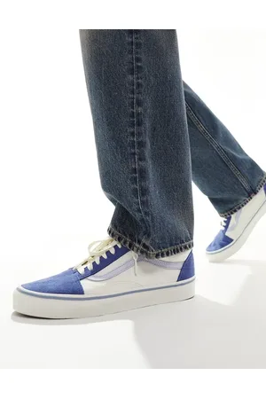 Vans Old Skool trainers in blue and white