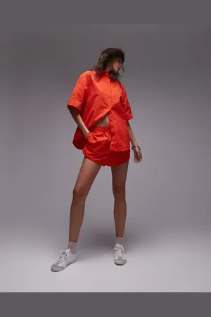 Topshop Co-ord nylon runner short in