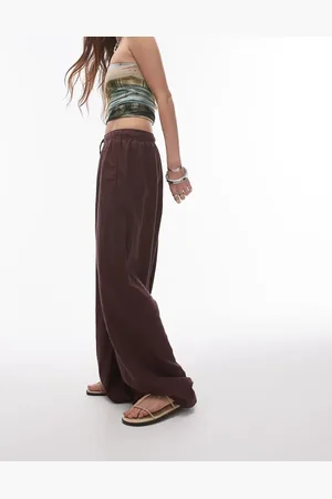 Topshop Linen blend balloon trouser in