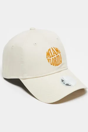 New Era Miami logo 9twenty cap in beige