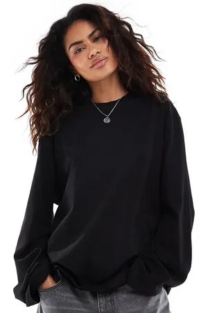 Weekday Oversized long sleeve top in