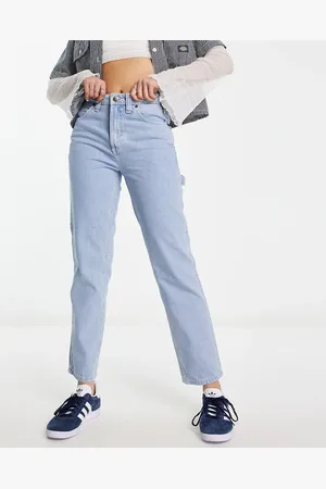 Dickies Ellendale mid rise regular fit denim jeans in vintage