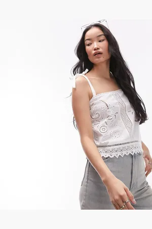 Topshop Cutwork cami in