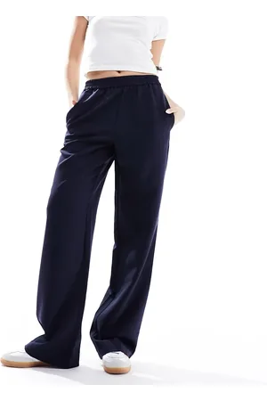 Pieces® Wide leg pull on trouser in