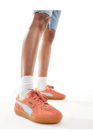 PUMA Palermo trainers in neon