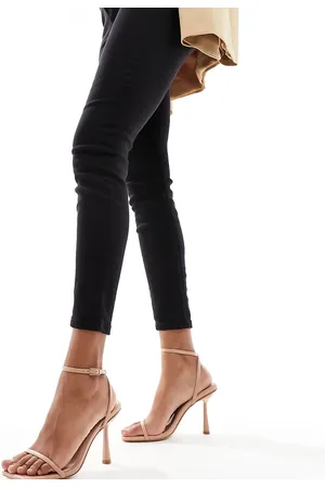 Simmi London Simmi London Wide Fit Damira strappy barely there sandal in beige