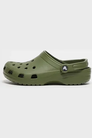 Crocs Unisex classic clogs in army