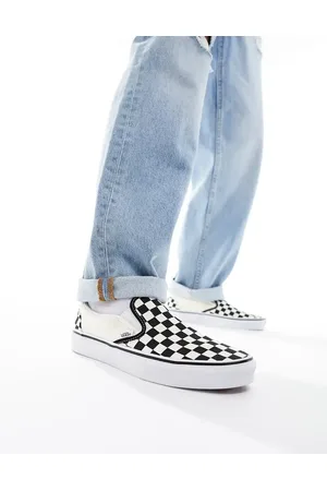 Vans Slip-On checkerboard trainers in and white