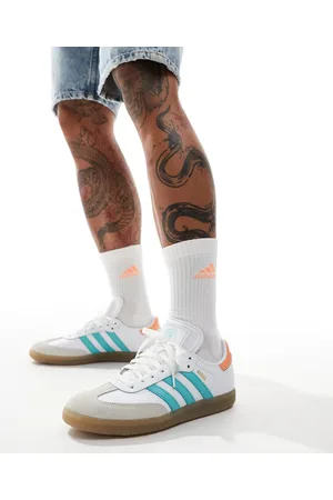 adidas Samba X IMFC trainer in and blue