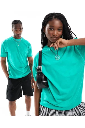 COLLUSION Unisex t-shirt in oil wash