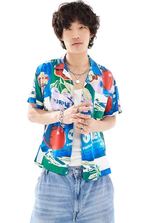 Obey Printed short sleeve shirt in