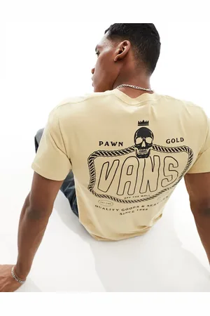 Vans Pawn shop t-shirt with back print in beige