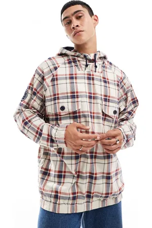 Pretty Green Check overhead jacket