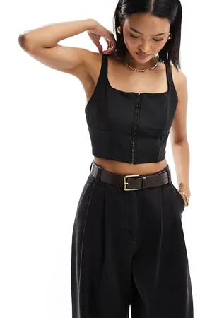 Pimkie Hook and eye crop top in