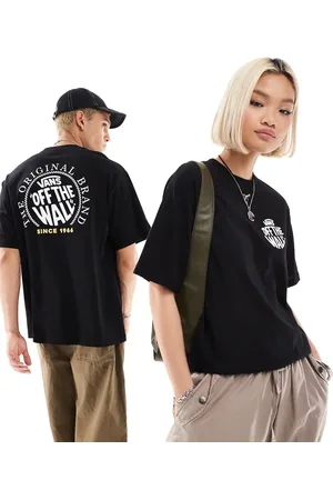 Vans Circle logo loose fit back print t-shirt in
