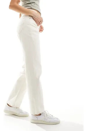 Lee Rider classic straight fit jeans in ecru