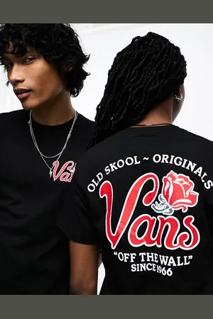Vans Pasa backprint t-shirt in