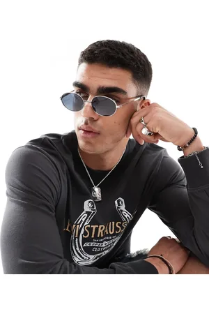 Pull&Bear Metal frame sunglasses in