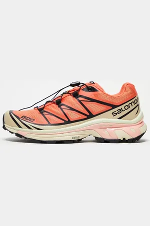 Salomon XT-6 unisex trainers in living coral