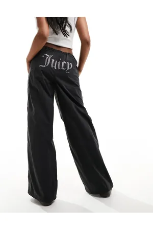Juicy Couture Diamante nylon parachute pants in