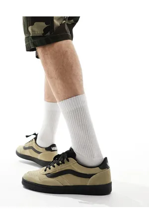 Vans Cruze Too trainers in beige and black