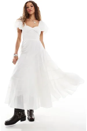 Free People Scoop neck midaxi dress in