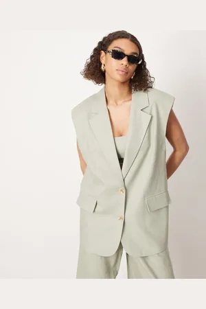 ASOS Longline waistcoat co-ord in dusky