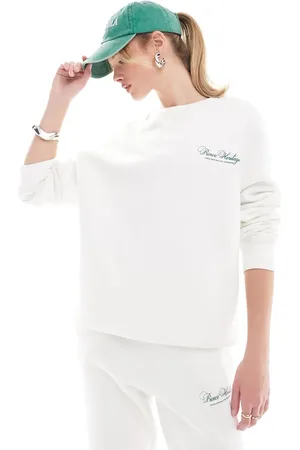 Prince Co-ord heritage sweatshirt in ecru