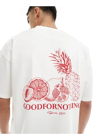 Good For Nothing Fruit salad graphic back t-shirt in