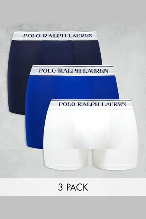 Ralph Lauren 3 pack trunks with logo waistband in