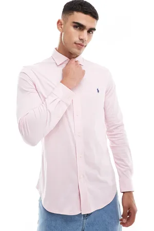 Ralph Lauren Icon logo estate collar jersey shirt in