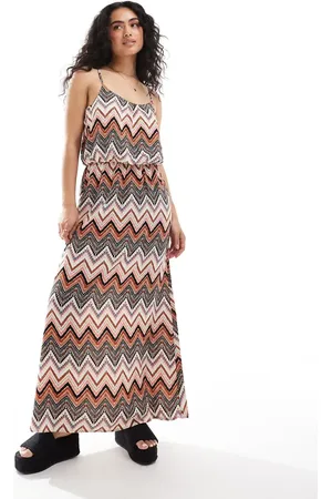 ONLY Strappy maxi printed dress in