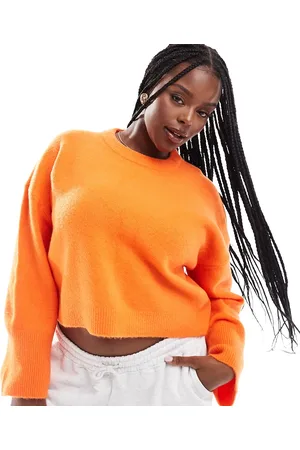 ASOS ASOS DESIGN Curve crew neck boxy jumper with wide cuff in