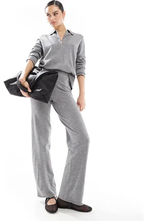 Object Zip neck knitted jumper co-ord in
