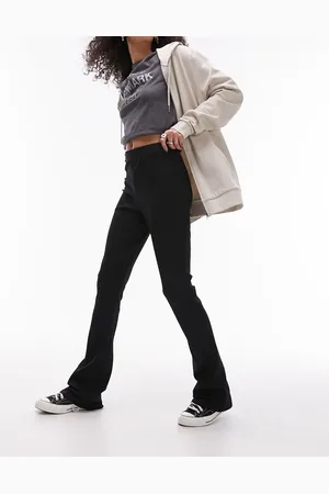 Topshop Skinny rib flare in