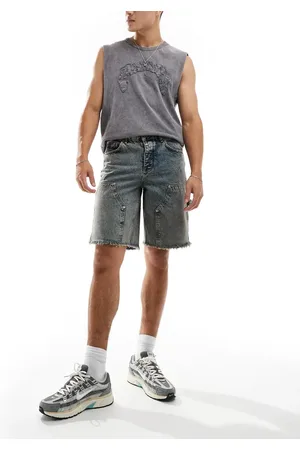 Sixth June Worker denim shorts in mid