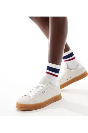 Tommy Hilfiger Court suede trainers in beige