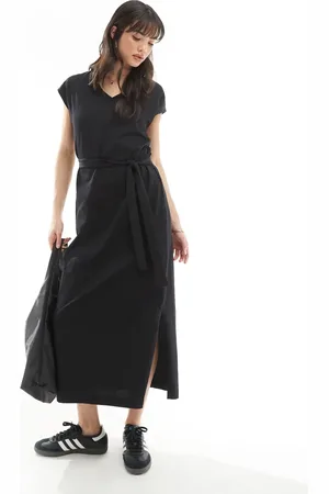 SELECTED Femme v neck maxi jersey dress in