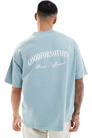 Good For Nothing Oversized logo t-shirt in teal