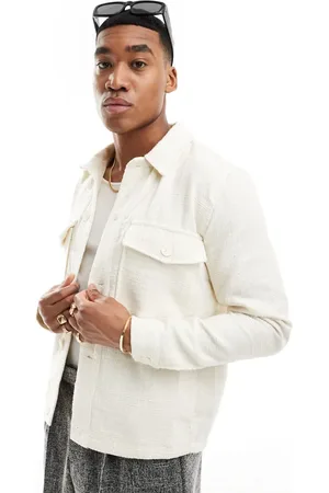 Only & Sons Textured jacket in stone