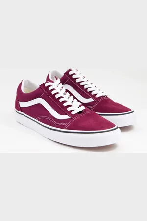 Vans Old Skool trainers in port royale burgundy